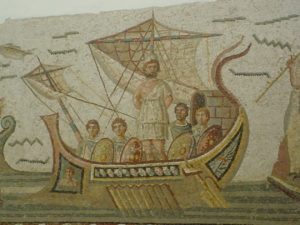Mosaic at the Bardo Museum in Tunis, Tunisia